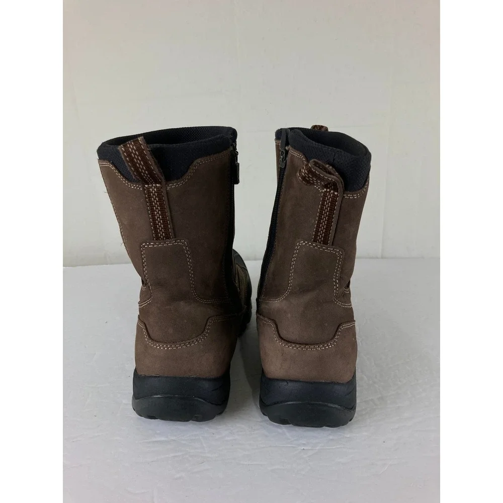 L.L. Bean Storm Chaser Boots Men 8 Brown Leather Waterproof Insulated Fall